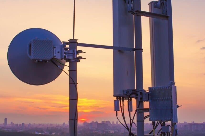 antenne relais sur un terrain privé