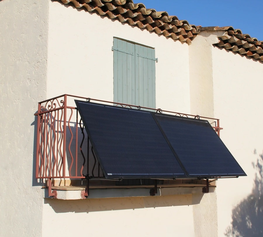 panneau solaire balcon sunflower energie